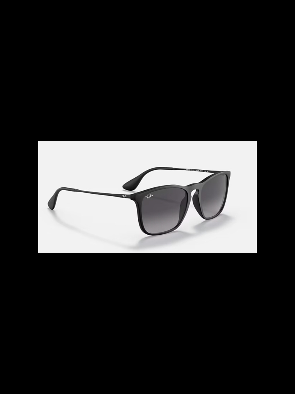 Ray-Ban Black Gradient Square Sunglasses